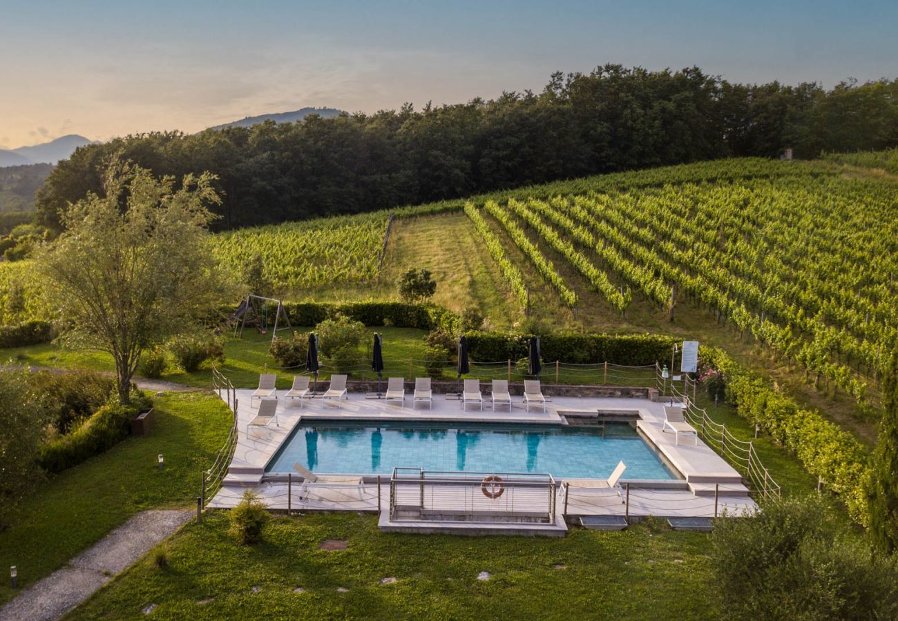 Appartamento a Monte San quirico - One Bedroom Farmhouse Apartment with shared Pool in Fattoria Sardi Wine Resort in Lucca