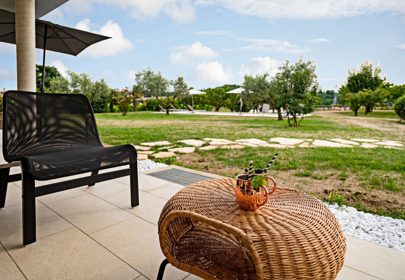 Villetta a Costermano - Regarda - Villa Ida, appartamento Rodole con piscina, aria condinata