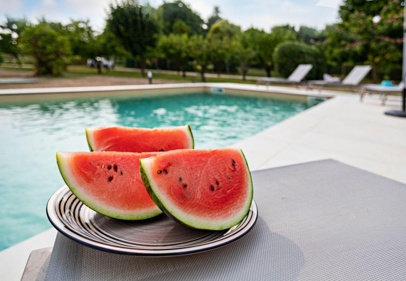 Villetta a Costermano - Regarda - Villa Ida, appartamento Giarole con piscina ed aria condizionata