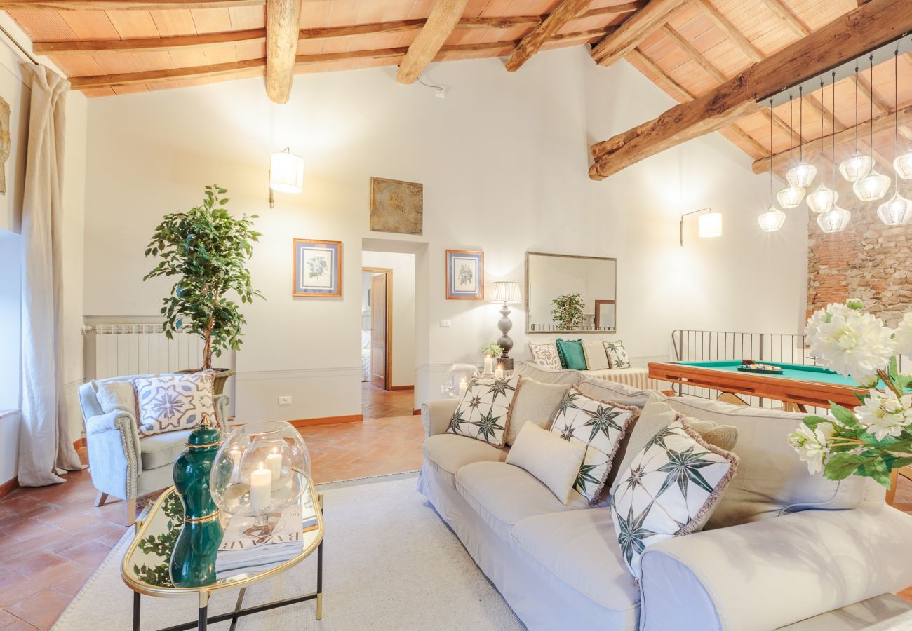 Villa a San Macario In Piano - The Tuscan Mill Farmhouse: Where Timeless Charm Meets Modern Tranquility