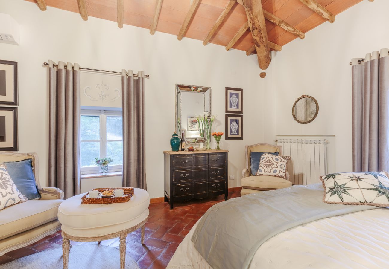 Villa a San Macario In Piano - The Tuscan Mill Farmhouse: Where Timeless Charm Meets Modern Tranquility