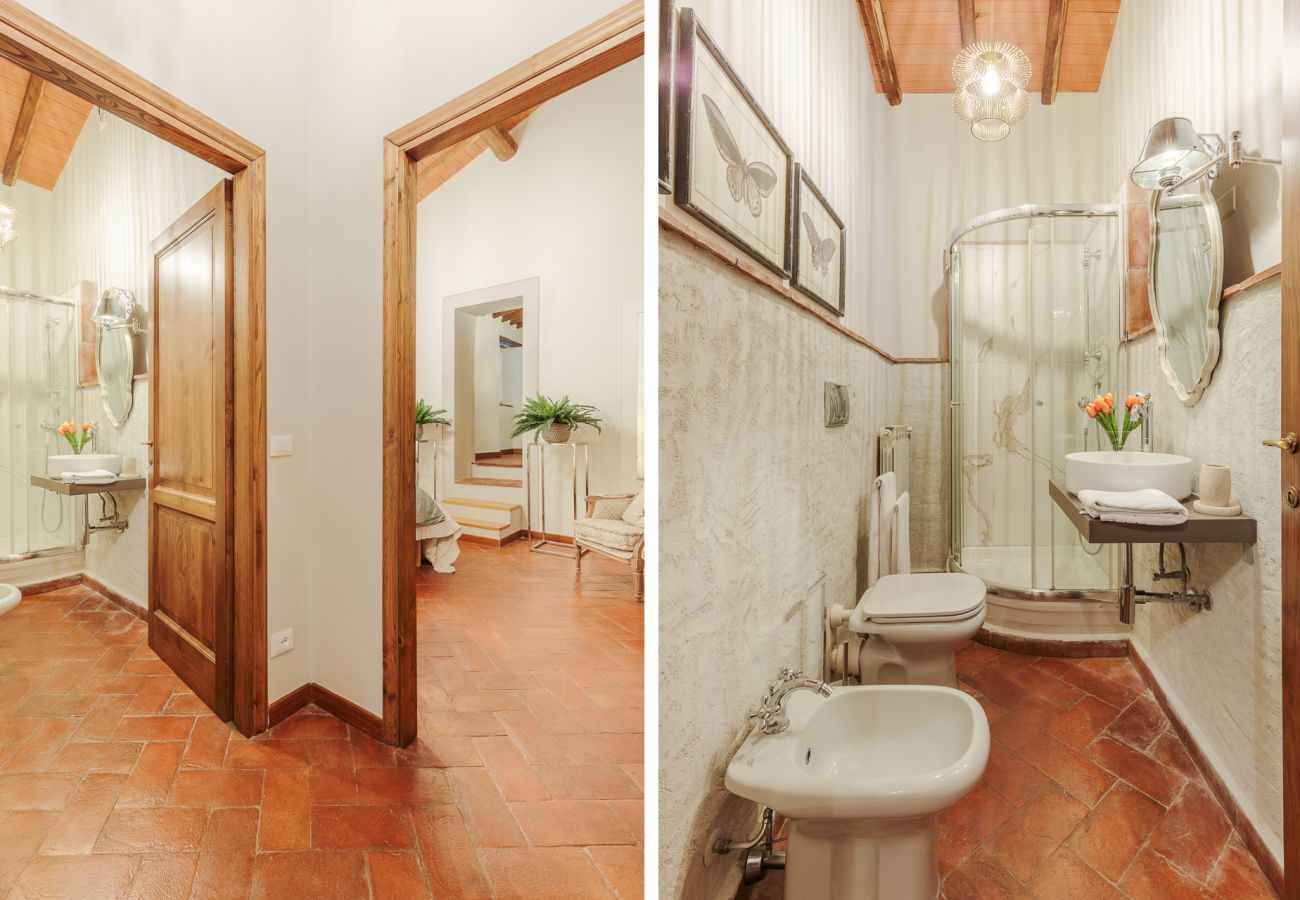 Villa a San Macario In Piano - The Tuscan Mill Farmhouse: Where Timeless Charm Meets Modern Tranquility