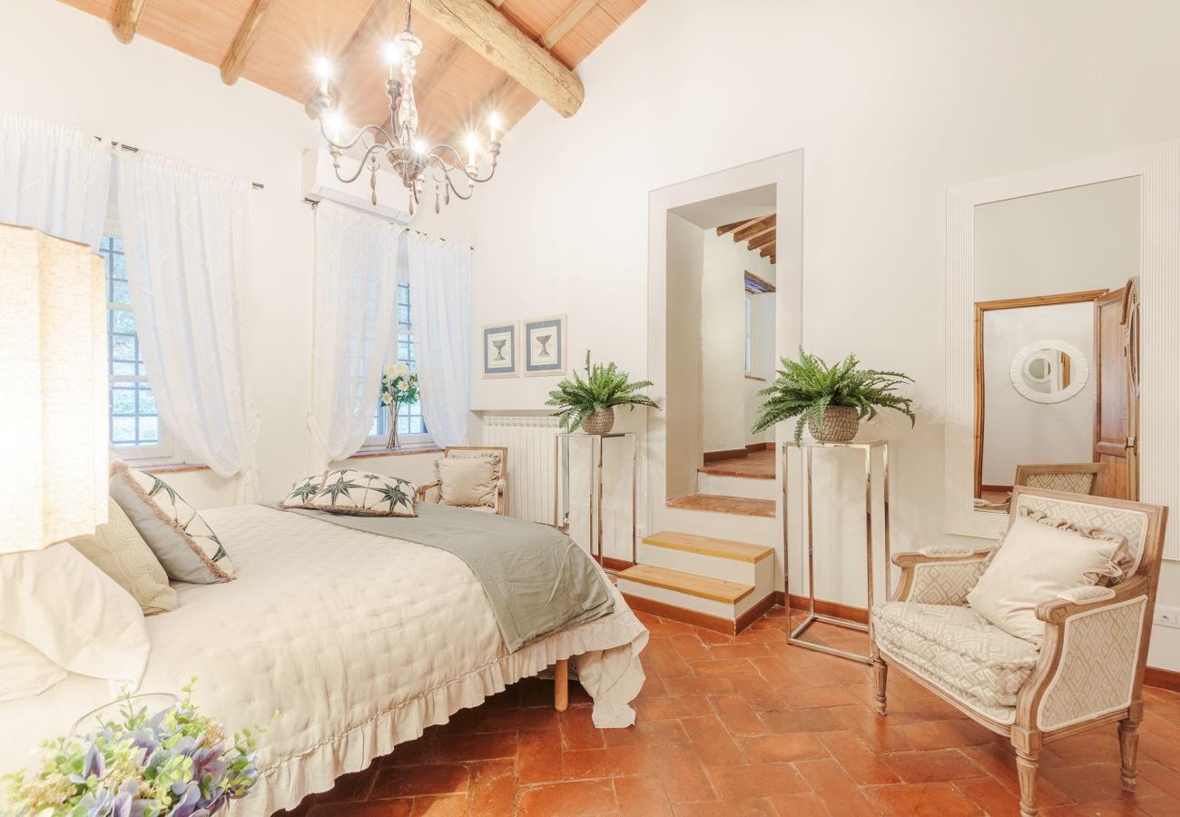 Villa a San Macario In Piano - The Tuscan Mill Farmhouse: Where Timeless Charm Meets Modern Tranquility