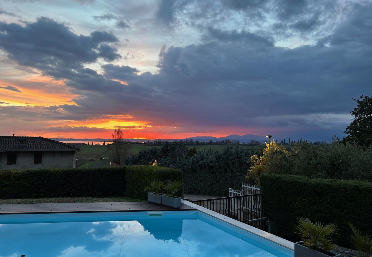 Villa a Lazise - Regarda - Villa Celebrity con vista lago e piscina