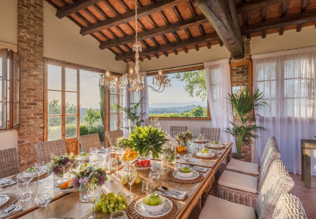 Villa a San Miniato - Villa San Miniato Corniano: Iconic 5 Bedrooms Farmhouse with Pool