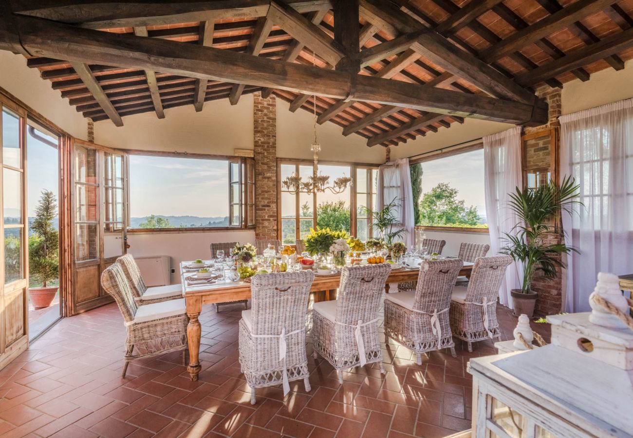 Villa a San Miniato - Villa San Miniato Corniano: Iconic 5 Bedrooms Farmhouse with Pool