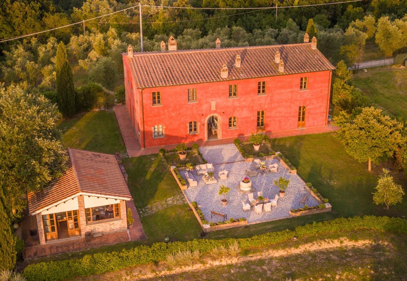 Villa a San Miniato - Villa San Miniato Corniano: Iconic 5 Bedrooms Farmhouse with Pool