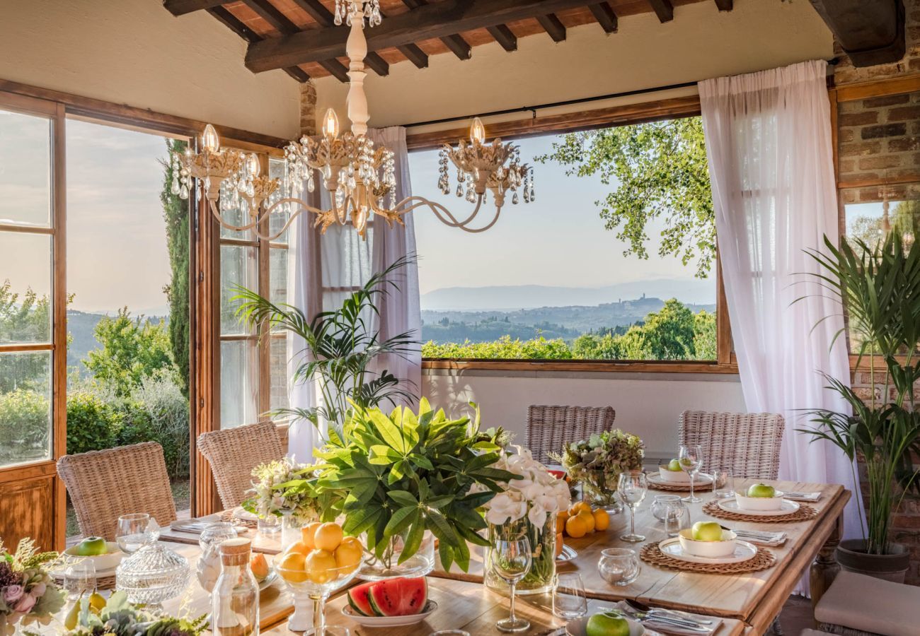 Villa a San Miniato - Villa San Miniato Corniano: Iconic 5 Bedrooms Farmhouse with Pool