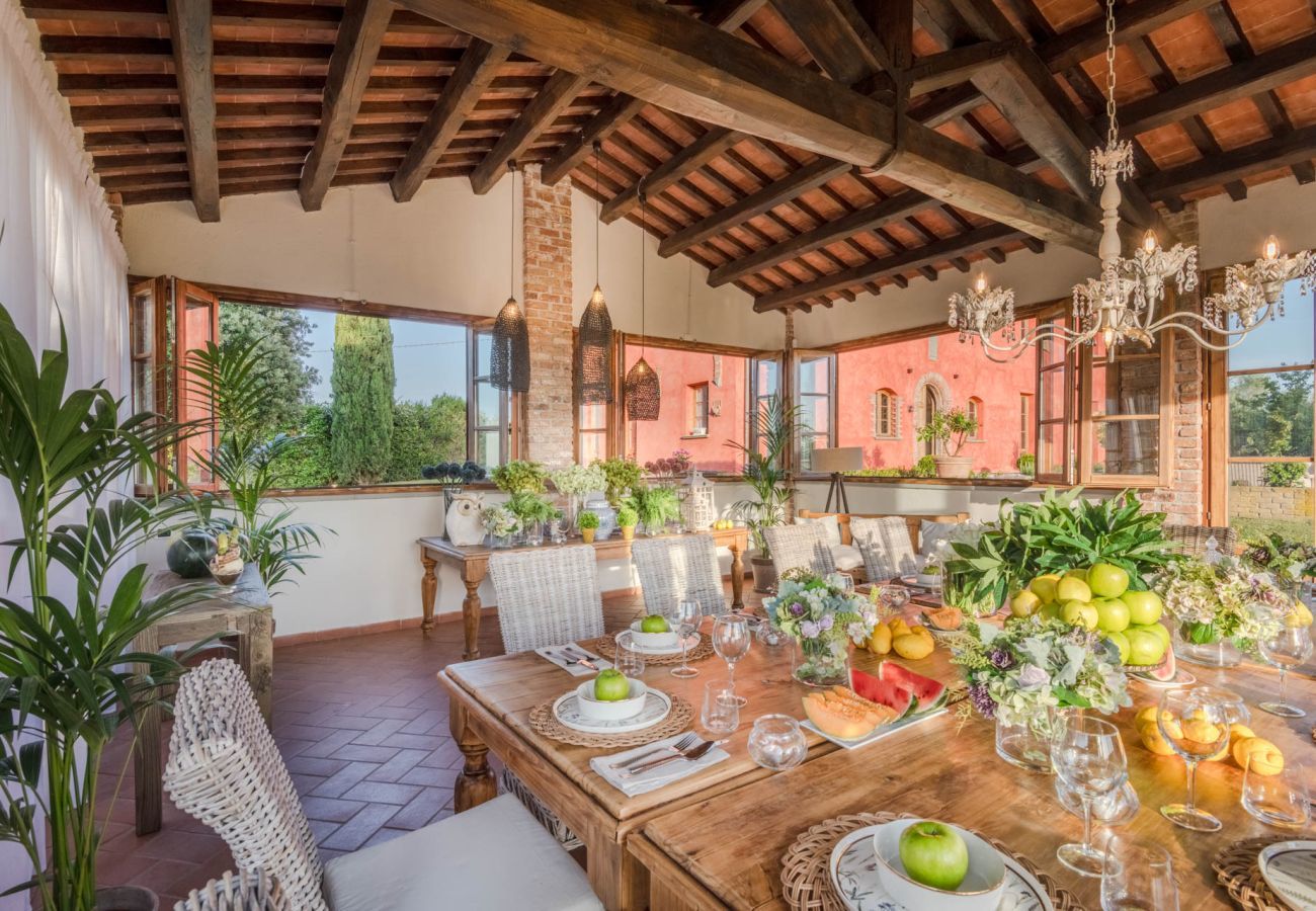 Villa a San Miniato - Villa San Miniato Corniano: Iconic 5 Bedrooms Farmhouse with Pool