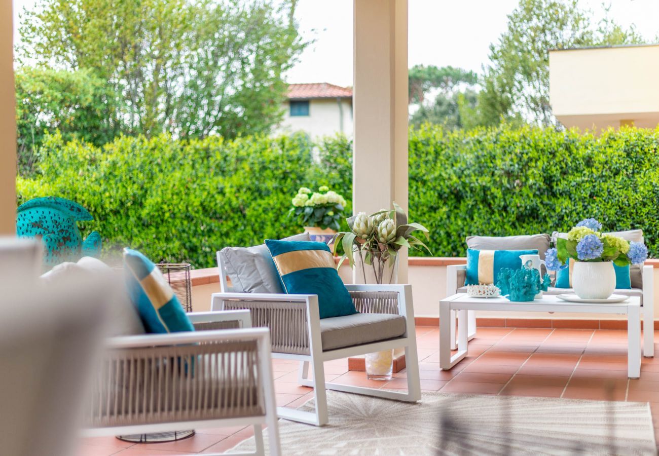 Villa in Marina di Pietrasanta - Regina Beach, Luxury 3 bedrooms Villa by the Beach in Marina di Pietrasanta