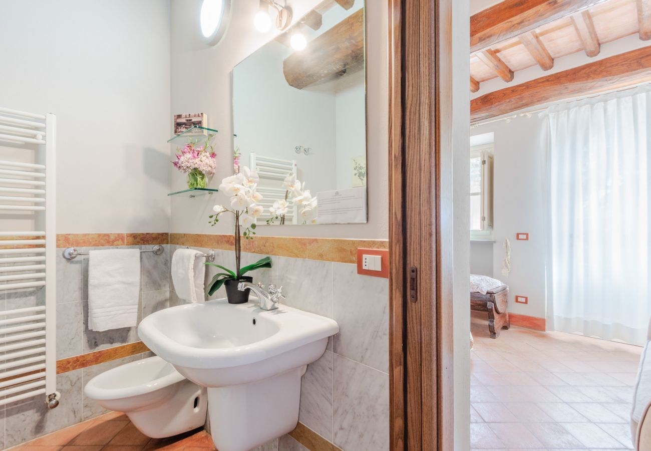 Ferienwohnung in Monte San quirico - Jacopo Farmhouse Apartment in Wine Resort in Lucca