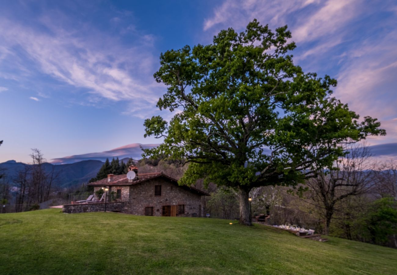 Villa in Pescaglia - Charming Farmhouse with Private Pool and View in Lucca