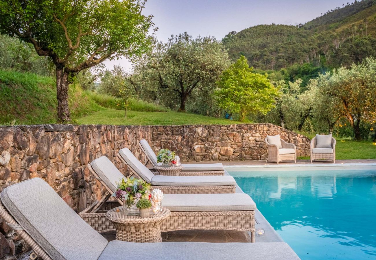 Villa in Capannori - Citrus Charm Farmhouse, a Country Villa with Pool on the hills of Lucca