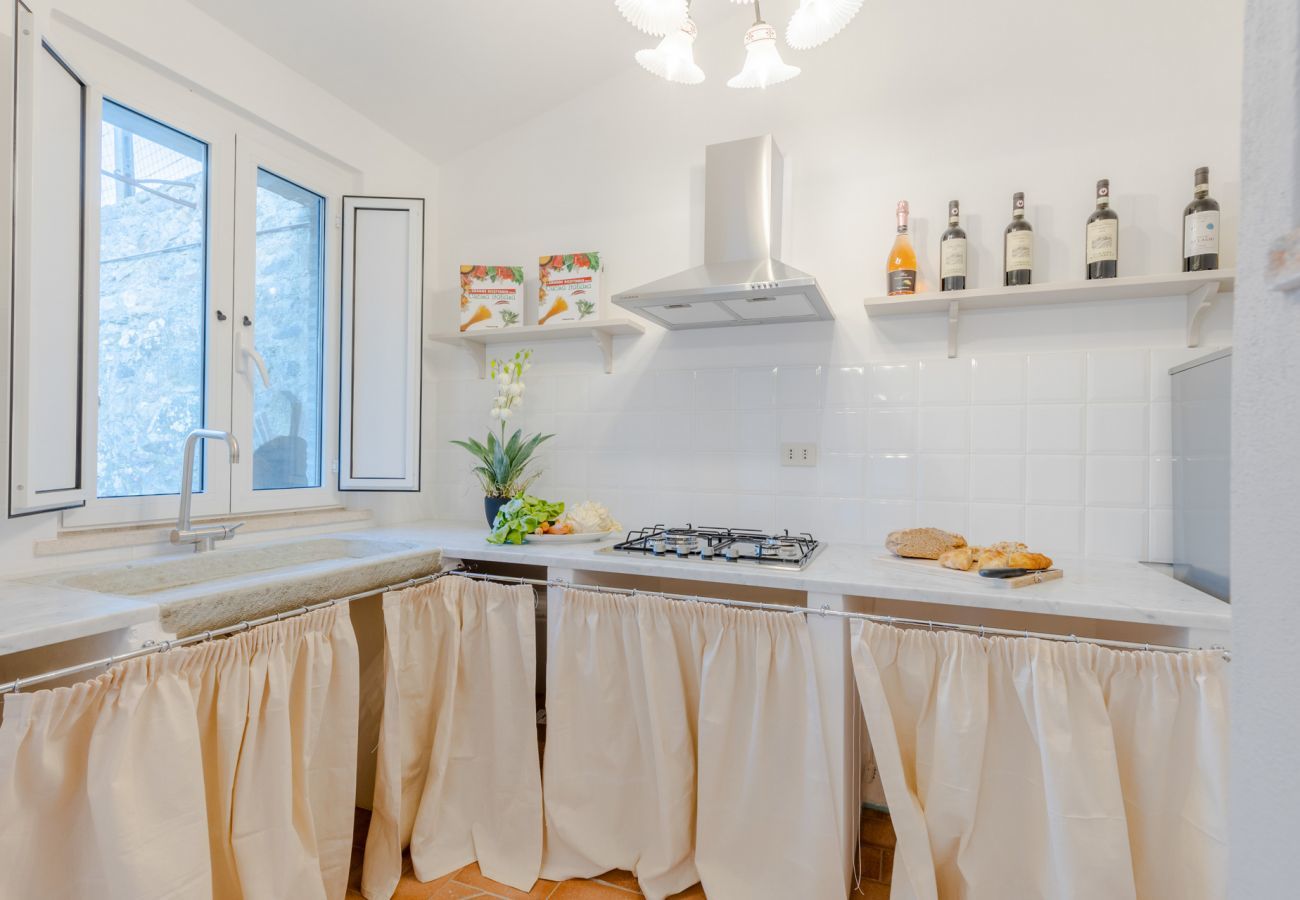 Villa à Pieve di Compito - Villa Aperitivo, Romantic and Panoramic Stone Farmhouse with Private Swimming Pool on the Hills of Lucca close to Lucca, Pisa and the Compitese area