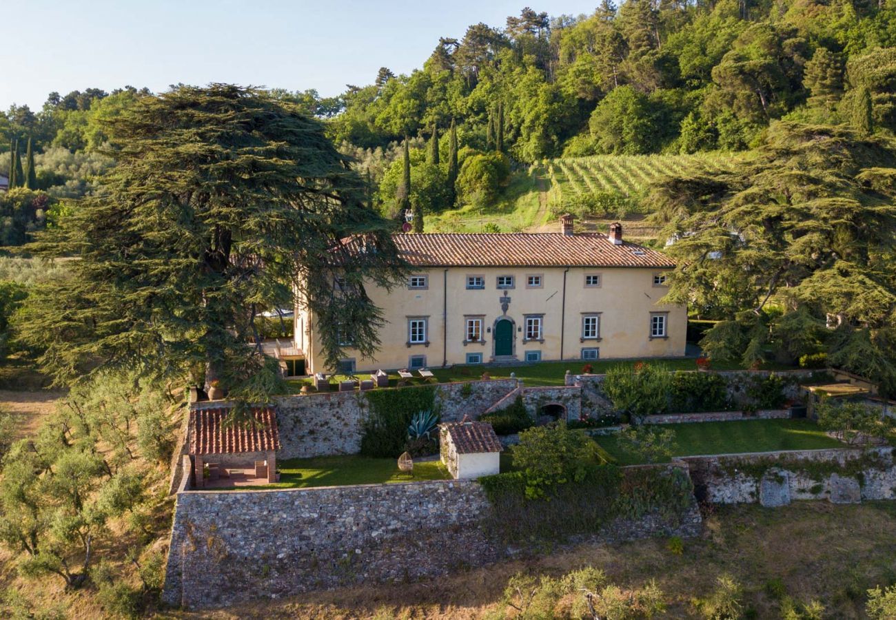 Villa à Lucques - VILLA BORBONE in Pieve Santo Stefano, a Luxury Renaissance Panoramic 9 Bedrooms Retreat Villa with Private Pool 