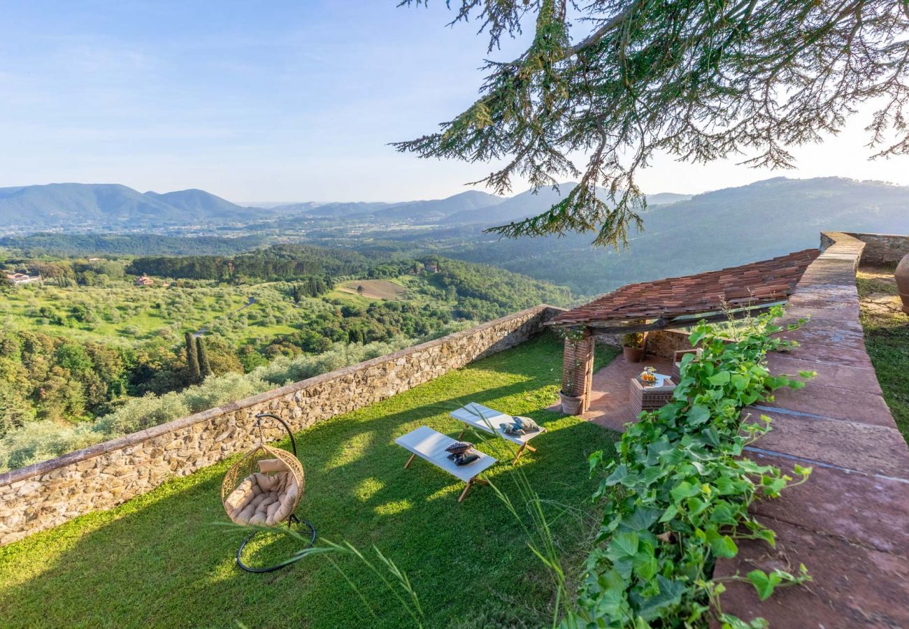 Villa à Lucques - VILLA BORBONE in Pieve Santo Stefano, a Luxury Renaissance Panoramic 9 Bedrooms Retreat Villa with Private Pool 