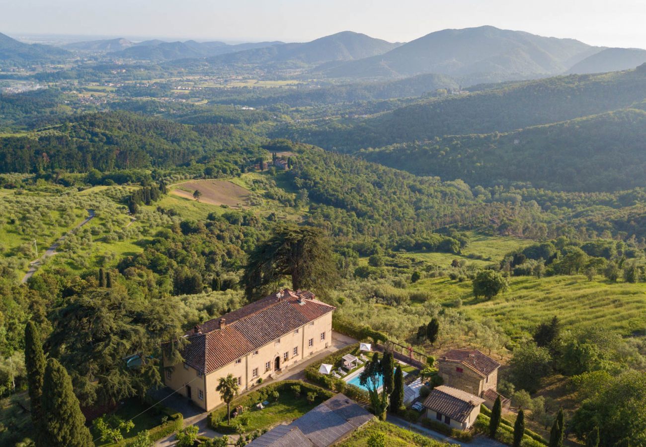 Villa à Lucques - VILLA BORBONE in Pieve Santo Stefano, a Luxury Renaissance Panoramic 9 Bedrooms Retreat Villa with Private Pool 