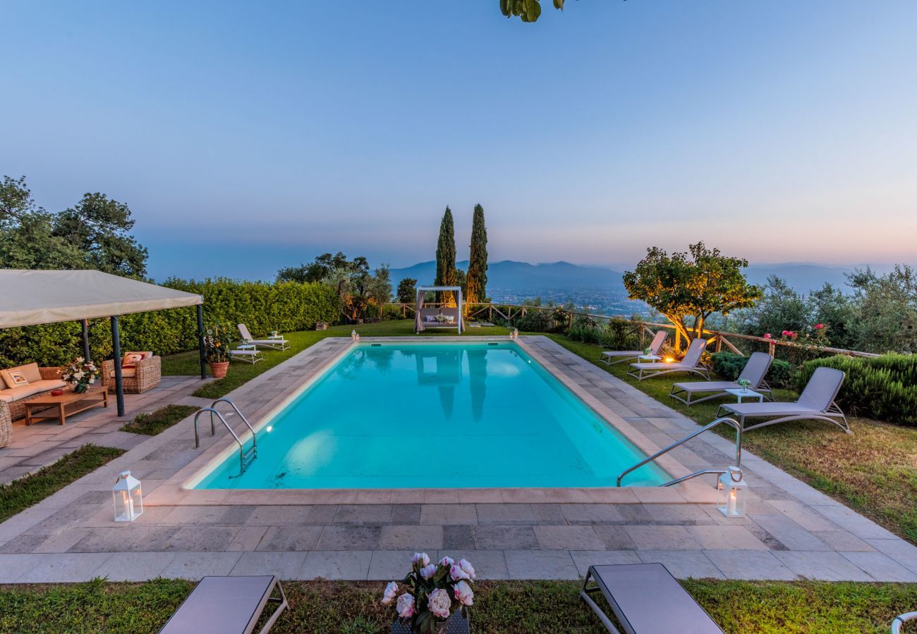 Villa à Lucques - Tuscan Fizz, a traditional Stone Farmhouse with Private Pool and Amazing View among the Vineyards in Lucca