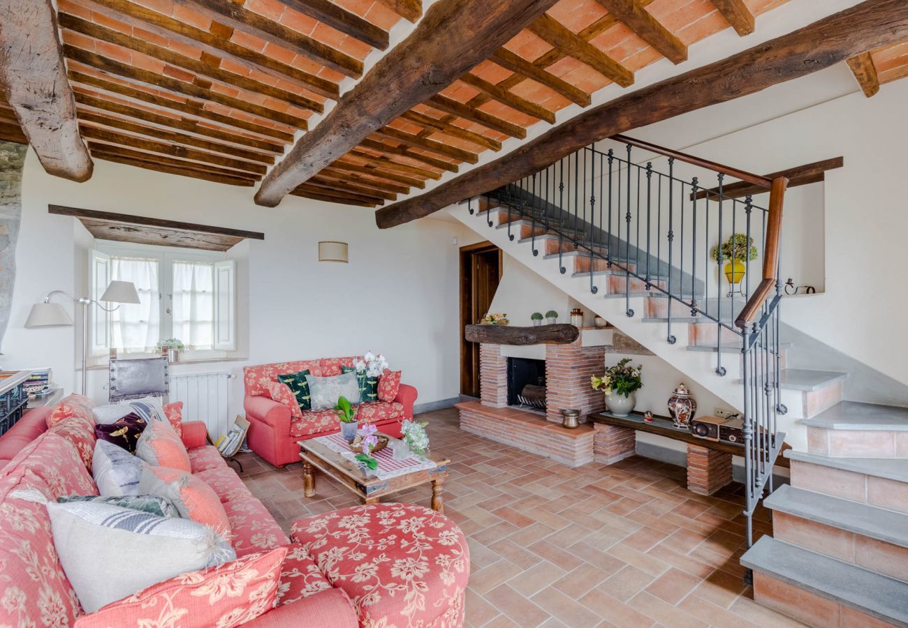 Villa à Lucques - Tuscan Fizz, a traditional Stone Farmhouse with Private Pool and Amazing View among the Vineyards in Lucca