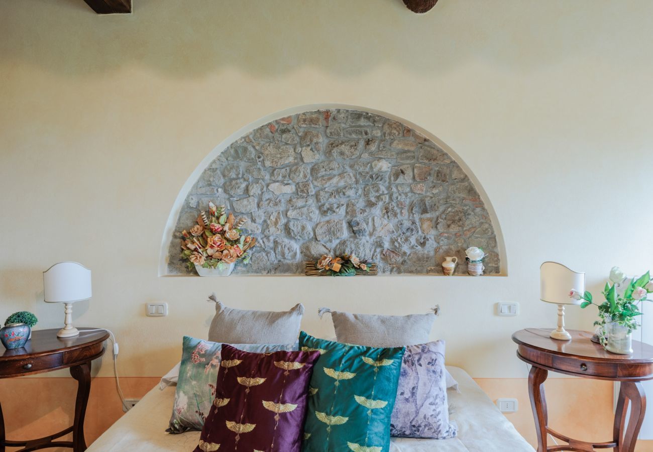 Villa à Lucques - Tuscan Fizz, a traditional Stone Farmhouse with Private Pool and Amazing View among the Vineyards in Lucca