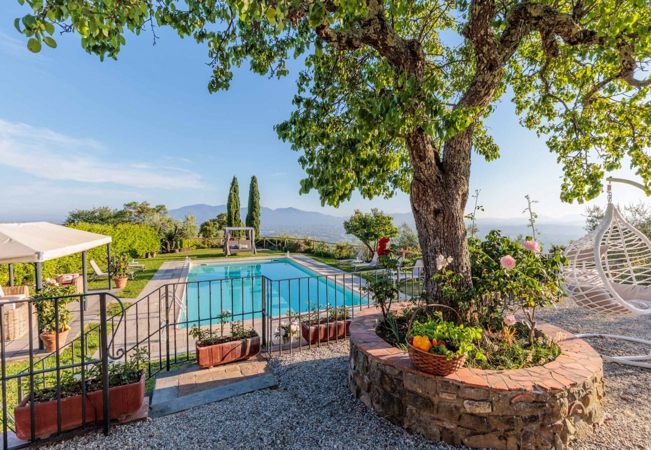 Villa à Lucques - Tuscan Fizz, a traditional Stone Farmhouse with Private Pool and Amazing View among the Vineyards in Lucca