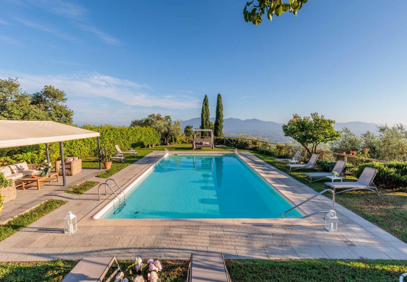 Villa à Lucques - Tuscan Fizz, a traditional Stone Farmhouse with Private Pool and Amazing View among the Vineyards in Lucca