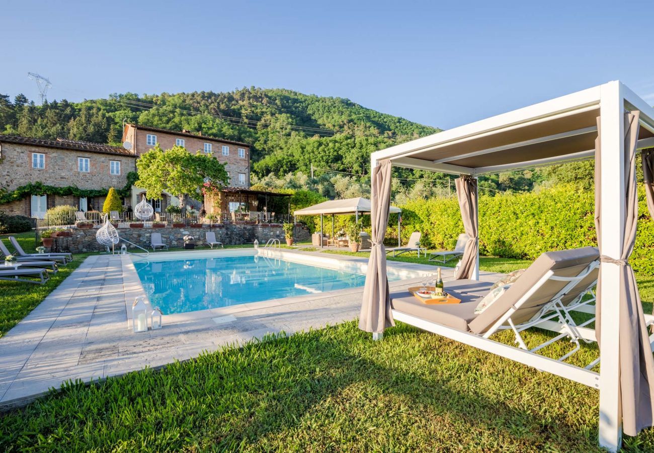 Villa à Lucques - Tuscan Fizz, a traditional Stone Farmhouse with Private Pool and Amazing View among the Vineyards in Lucca