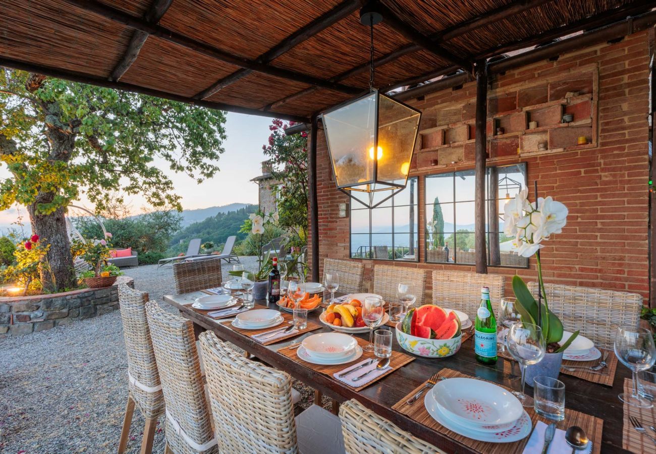 Villa à Lucques - Tuscan Fizz, a traditional Stone Farmhouse with Private Pool and Amazing View among the Vineyards in Lucca