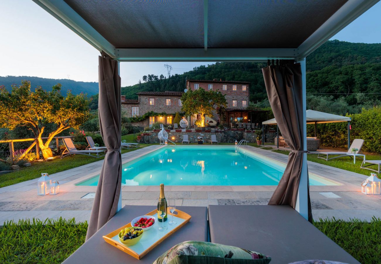 Villa à Lucques - Tuscan Fizz, a traditional Stone Farmhouse with Private Pool and Amazing View among the Vineyards in Lucca