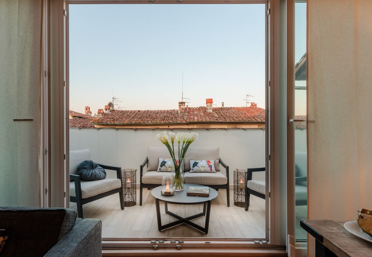 Appartement à Lucques - Casa Marta, Luxury 2 Bedrooms Apartment with Terrace Inside the Walls of Lucca