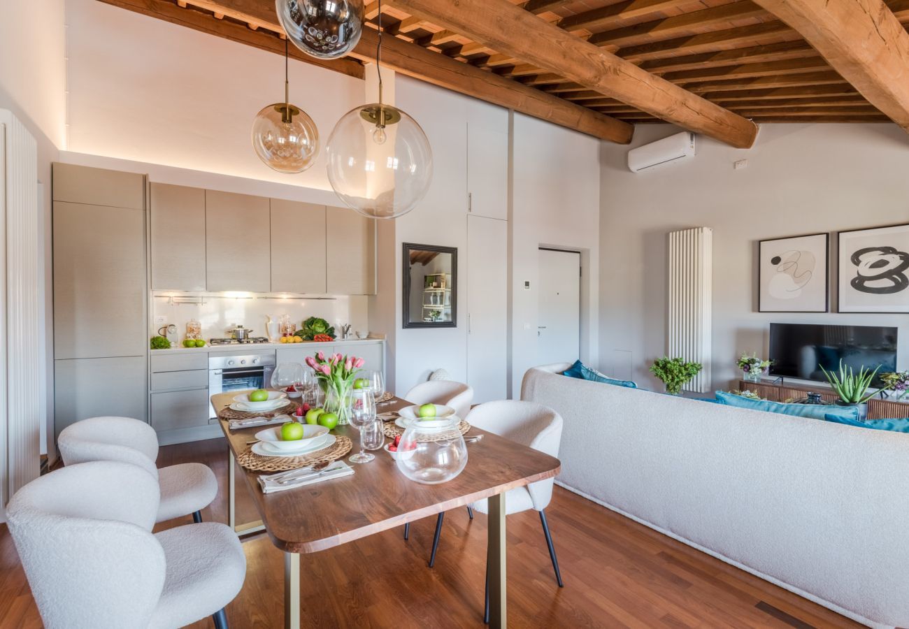 Appartement à Lucques - De Nobili Penthouse, Luxury Apartment with Elevator inside the Walls of Lucca