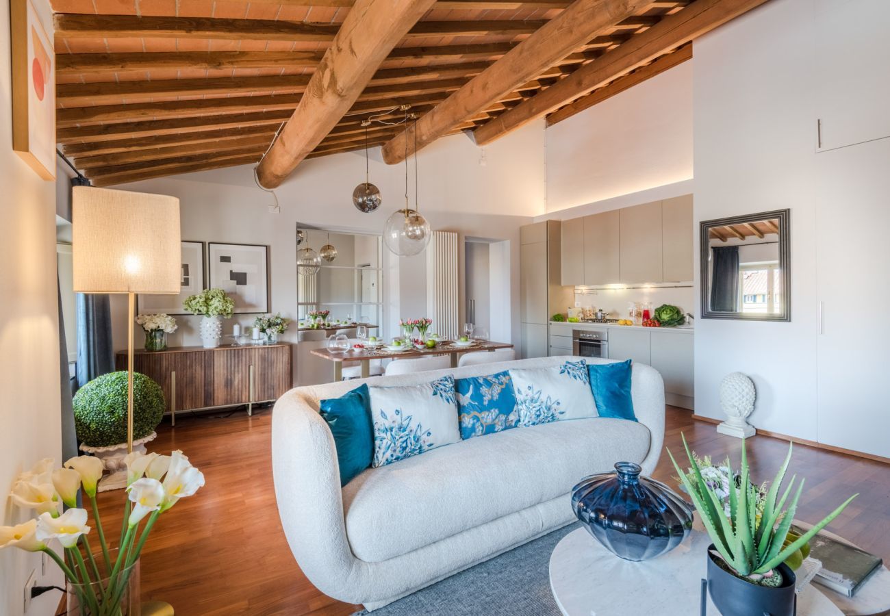 Appartement à Lucques - De Nobili Penthouse, Luxury Apartment with Elevator inside the Walls of Lucca